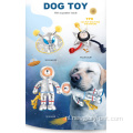Duurzaam astronaut type piepende bijt honden kauwspeelgoed